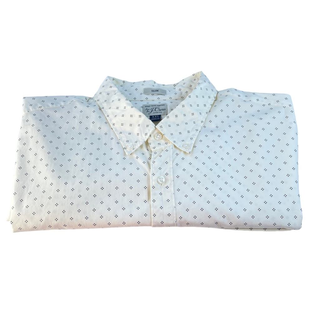 J. Crew "Secret Wash Shirting" Yellow Button Down Long Sleeve Shirt in Size XXL